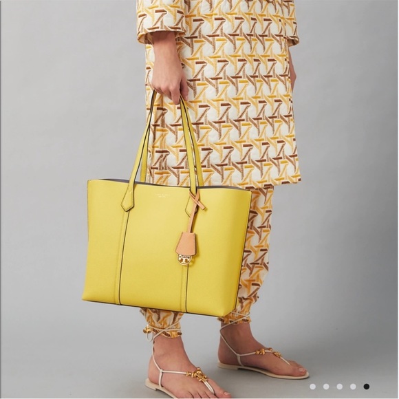 Tory Burch PERRY TRIPLE-COMPARTMENT TOTE BAG - Picture 7 of 10